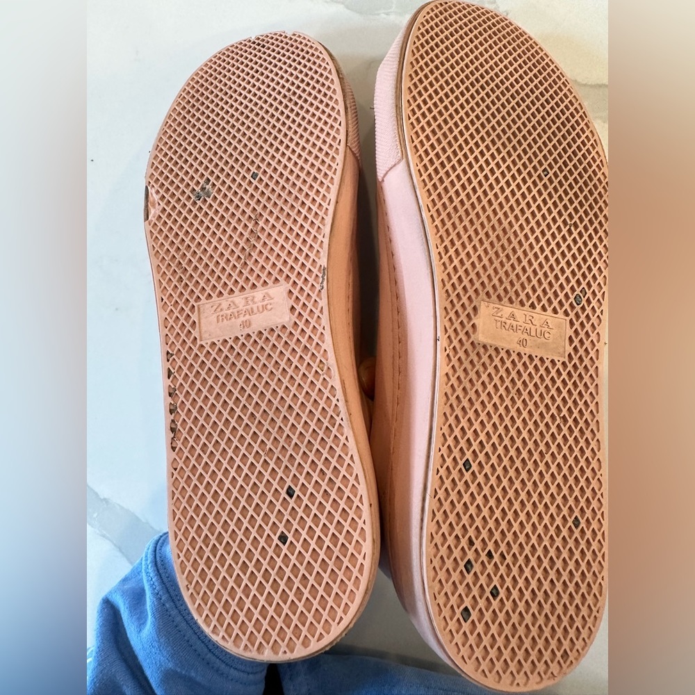 Zara pale pink sneakers - Picture 5 of 7